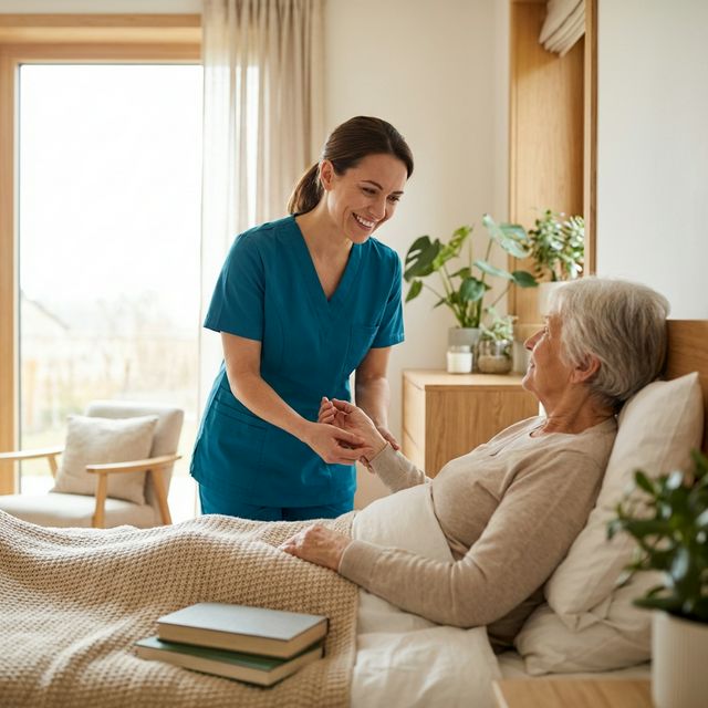 Caregiver with Patient